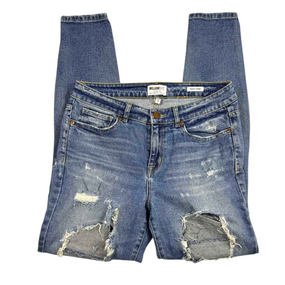 William Rast Perfect Skinny Distressed Jeansâ Size 28 Women